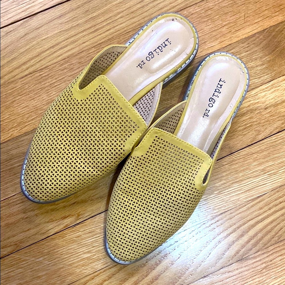 Indigo Women's Yellow Slip-On Shoes